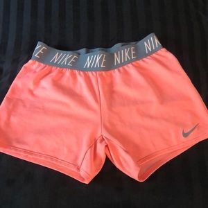 Nike Dri-fit peach shorts